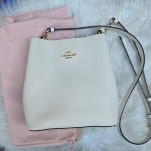 Coach Small Town Bucket Bag in Chalk